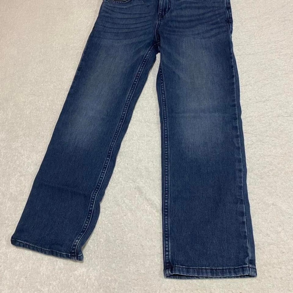 Cat & Jack Navy blue straight leg jeans with elastic band Boy 12. SKU453#